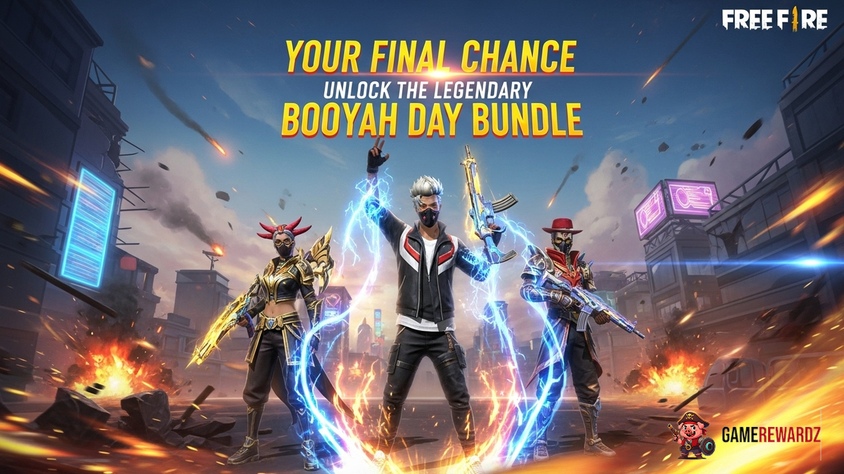 Your Final Chance to Unlock the Legendary Booyah Day Bundle in Free Fire.